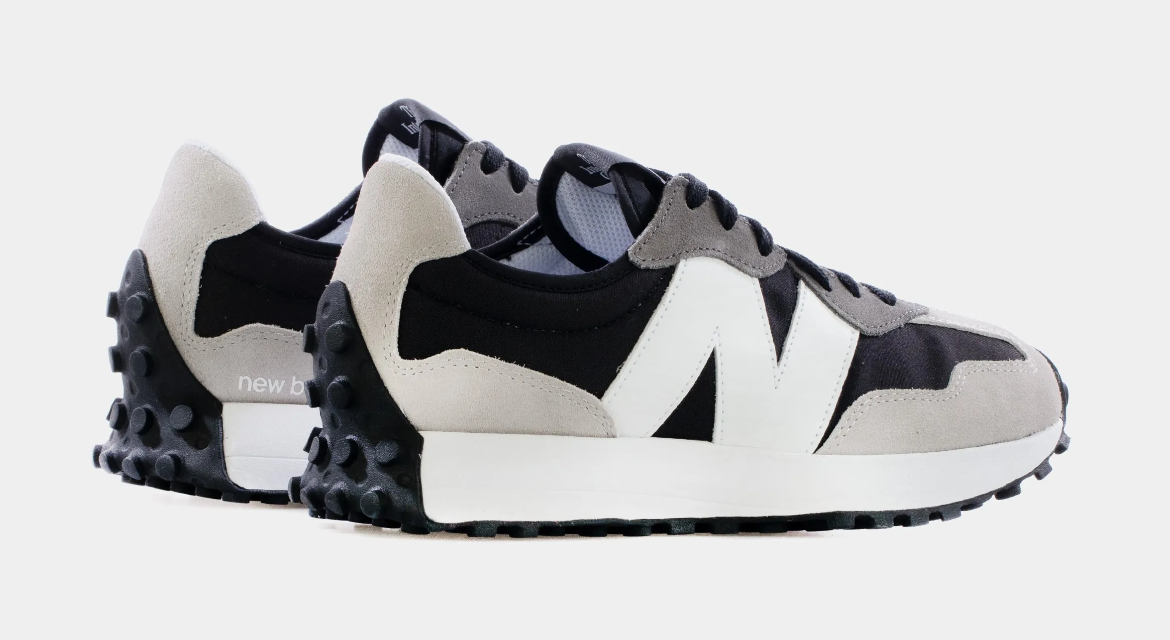 327 Mens Lifestyle Shoes (Black/Grey)