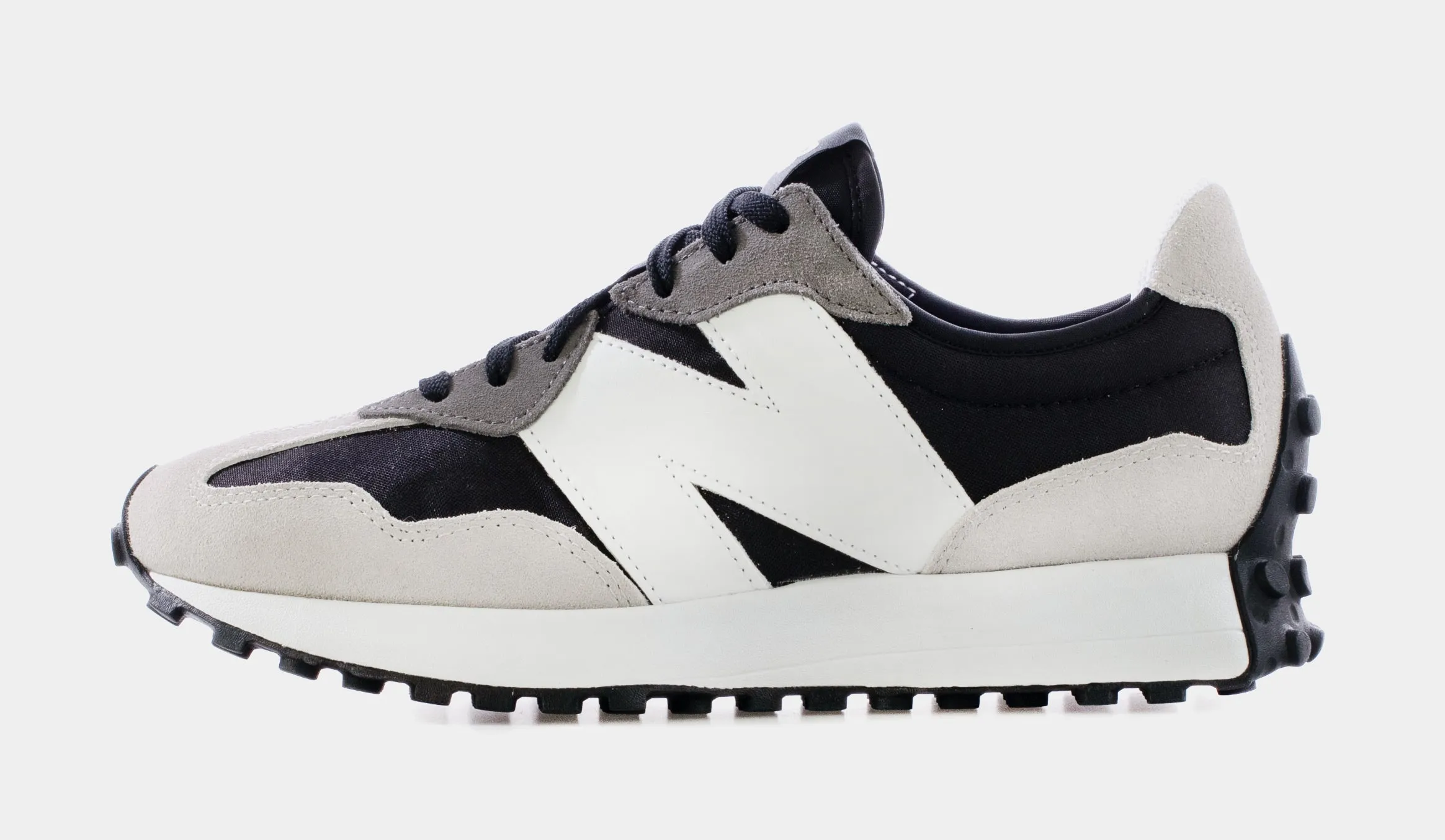 327 Mens Lifestyle Shoes (Black/Grey)