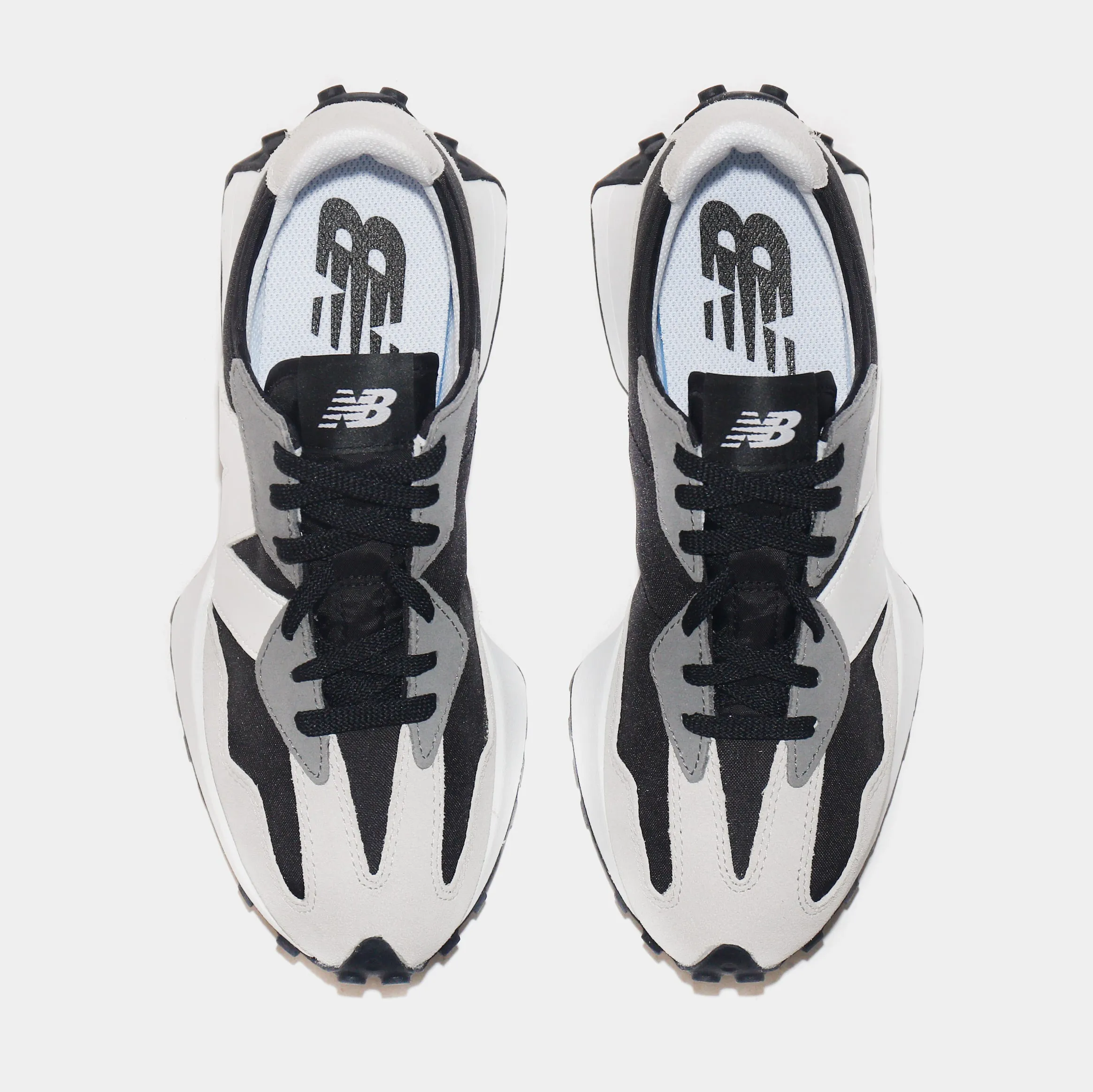 327 Mens Lifestyle Shoes (Black/Grey)