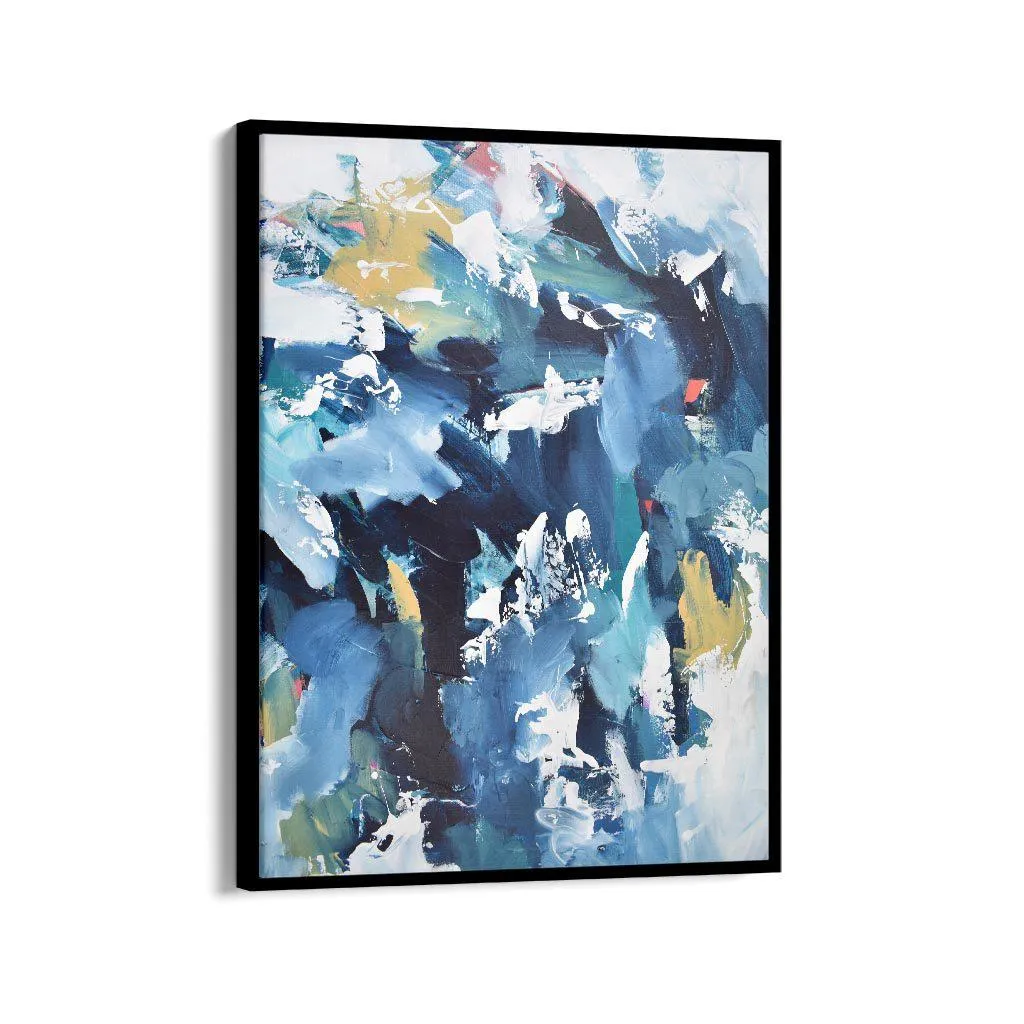 Abstract 203 Framed Canvas