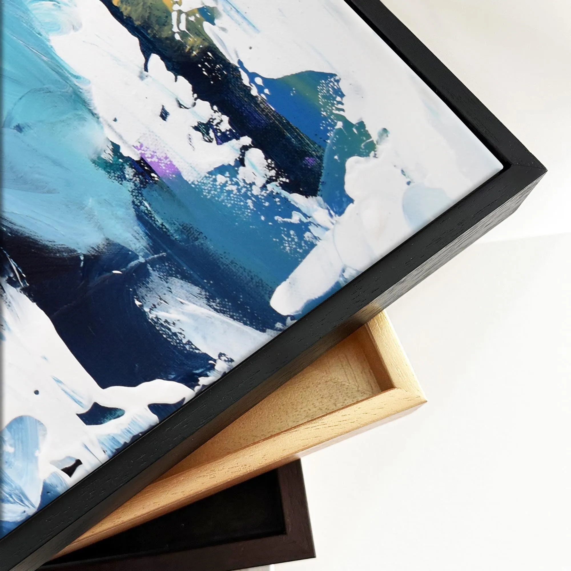 Abstract 203 Framed Canvas
