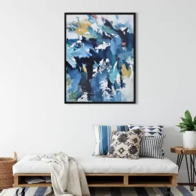 Abstract 203 Framed Canvas