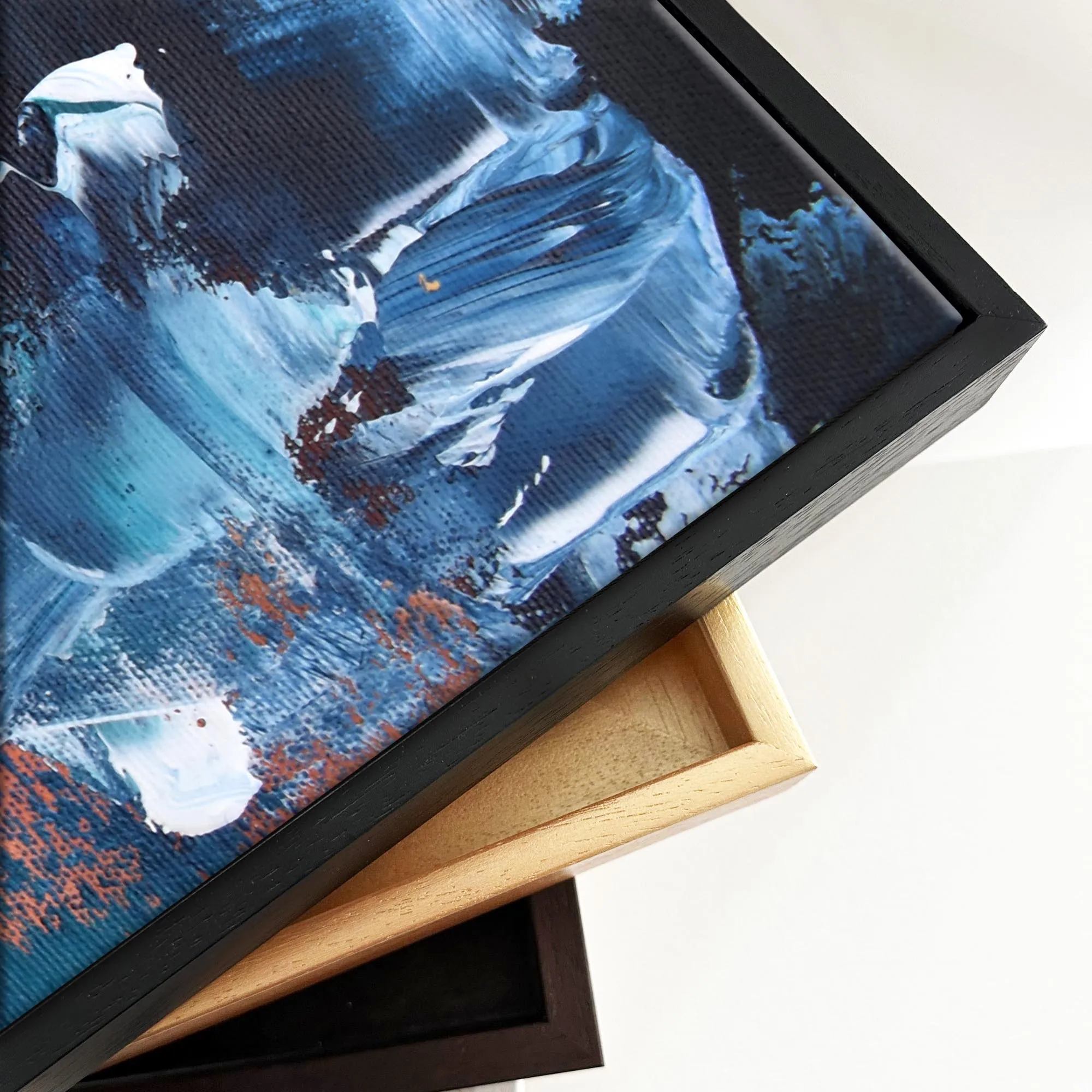 Abstract 207 Framed Canvas