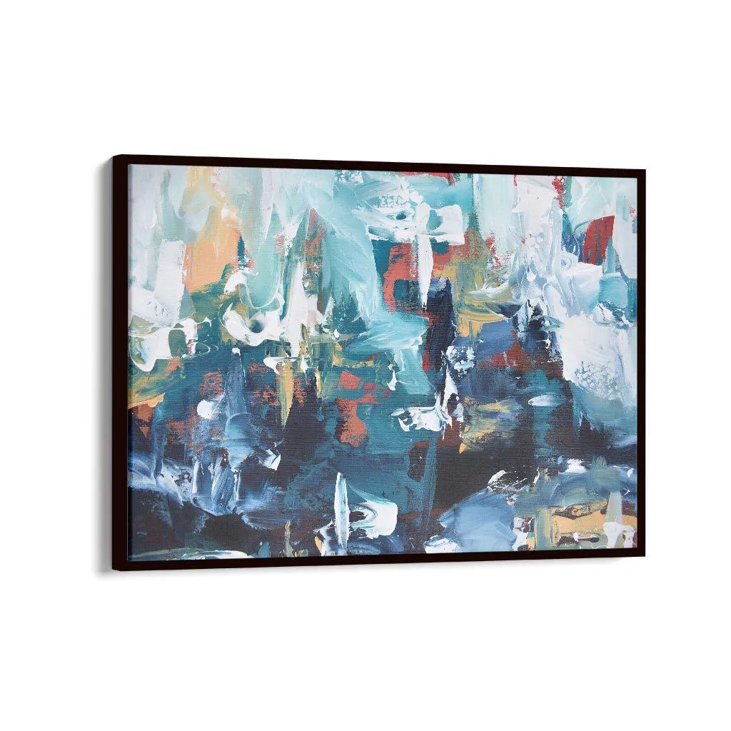 Abstract 207 Framed Canvas