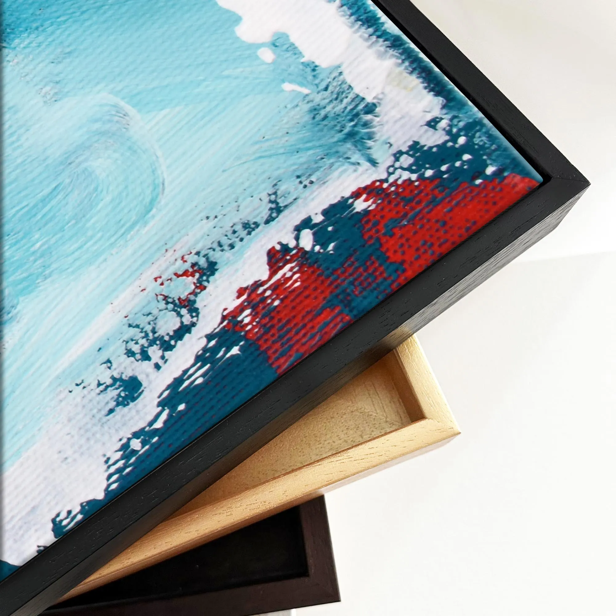 Abstract 220 Framed Canvas