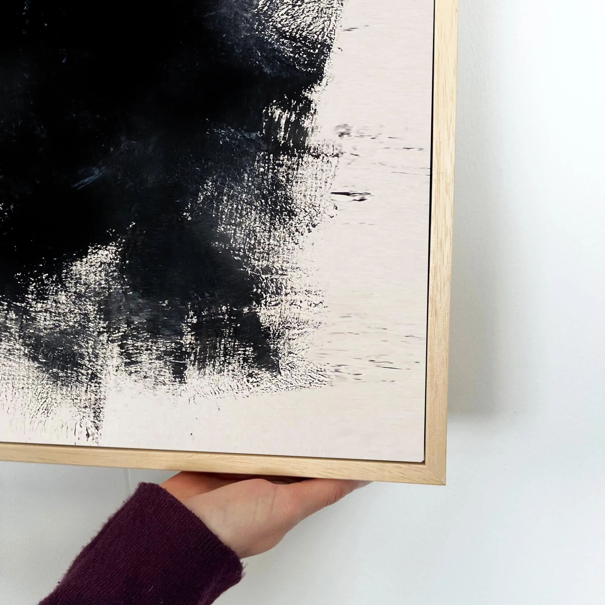 Abstract No 406 Framed Canvas