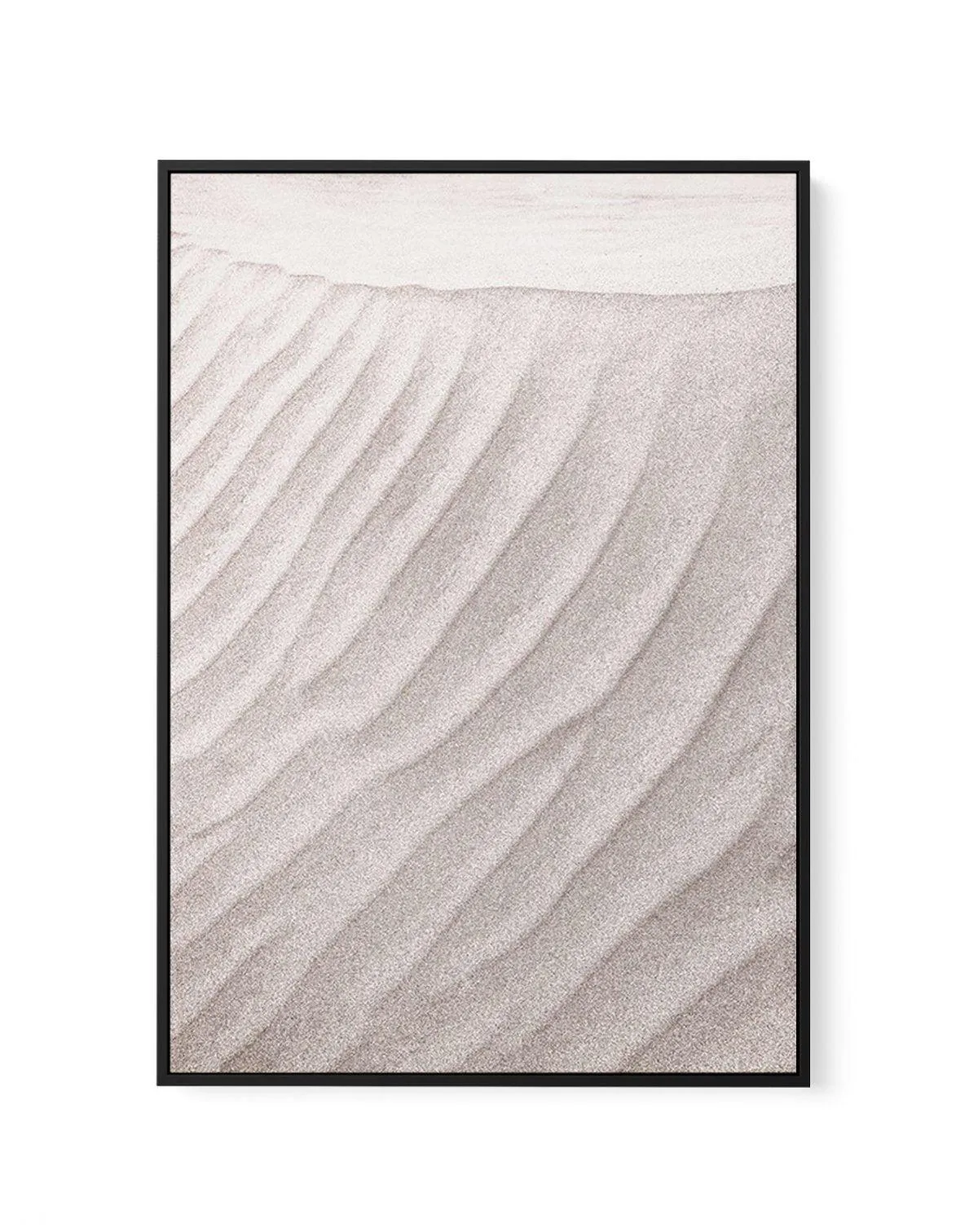 Abstract Sand | Framed Canvas Art Print