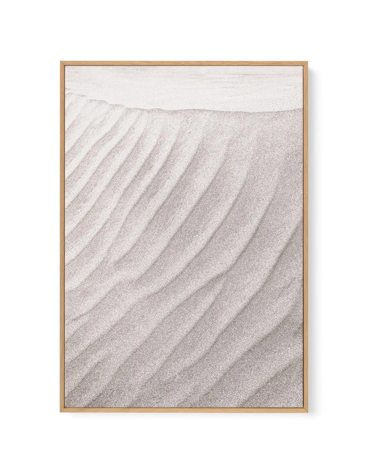 Abstract Sand | Framed Canvas Art Print