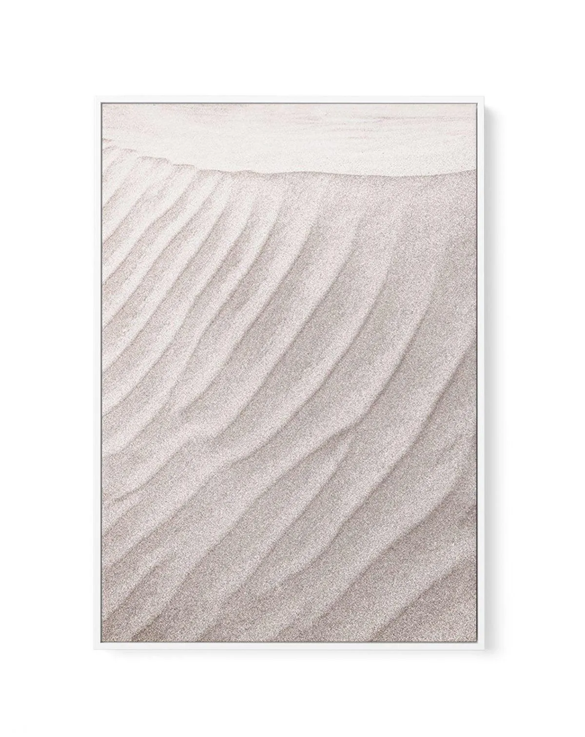 Abstract Sand | Framed Canvas Art Print