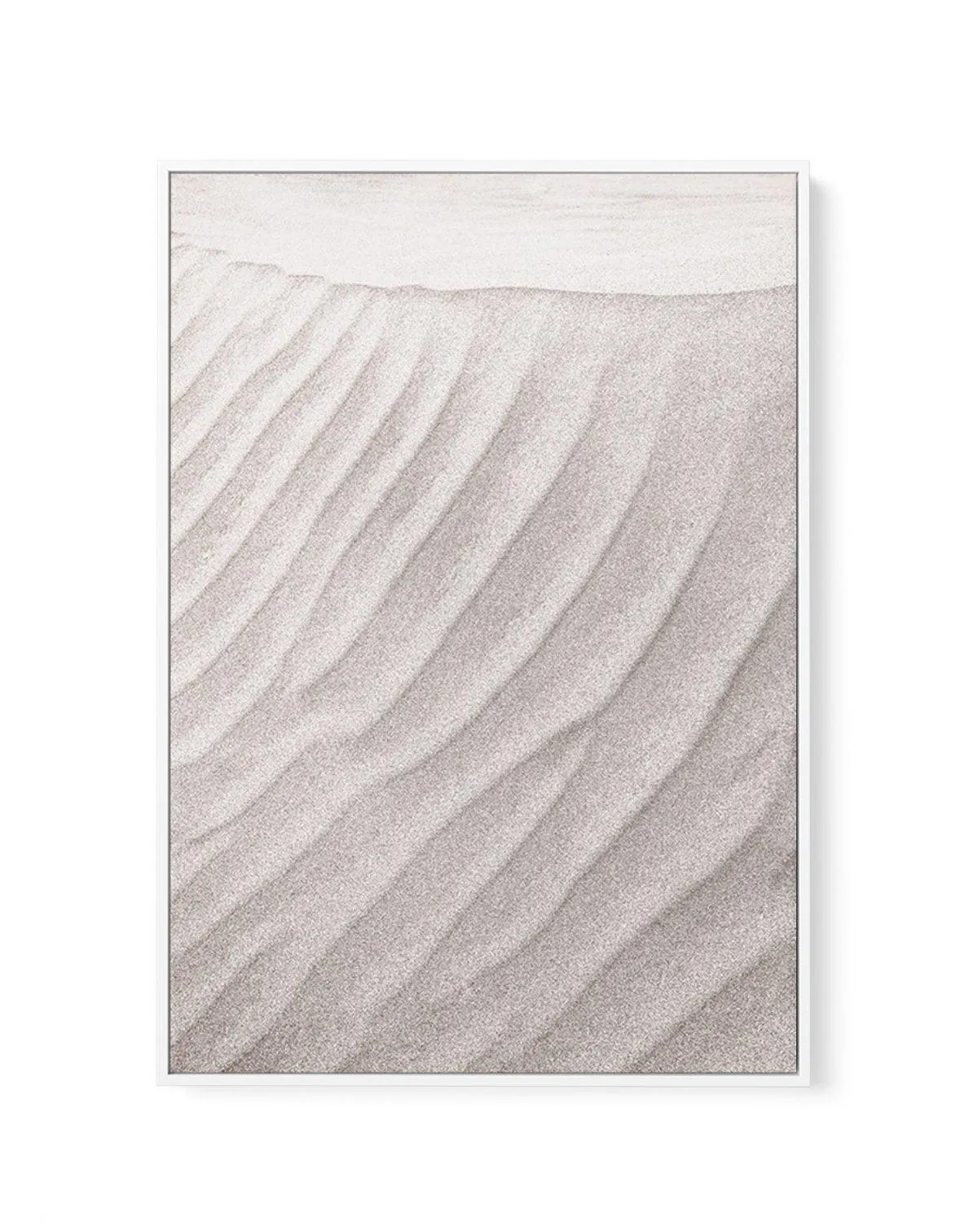 Abstract Sand | Framed Canvas Art Print