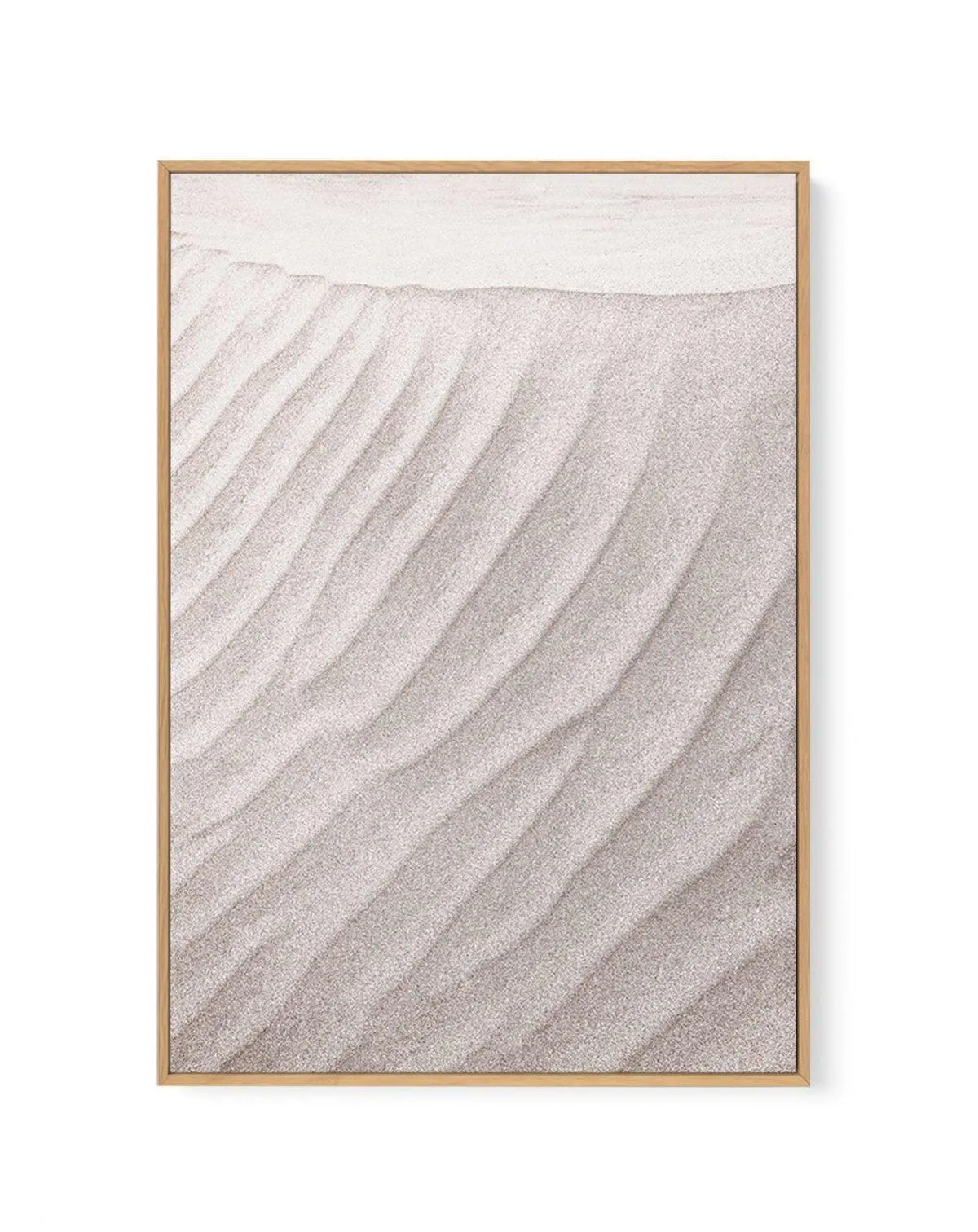 Abstract Sand | Framed Canvas Art Print
