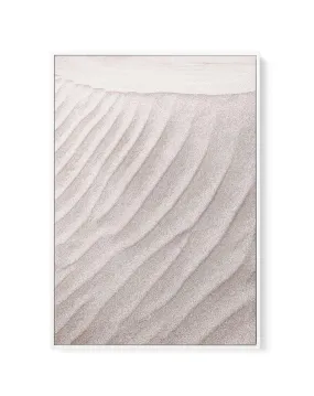 Abstract Sand | Framed Canvas Art Print