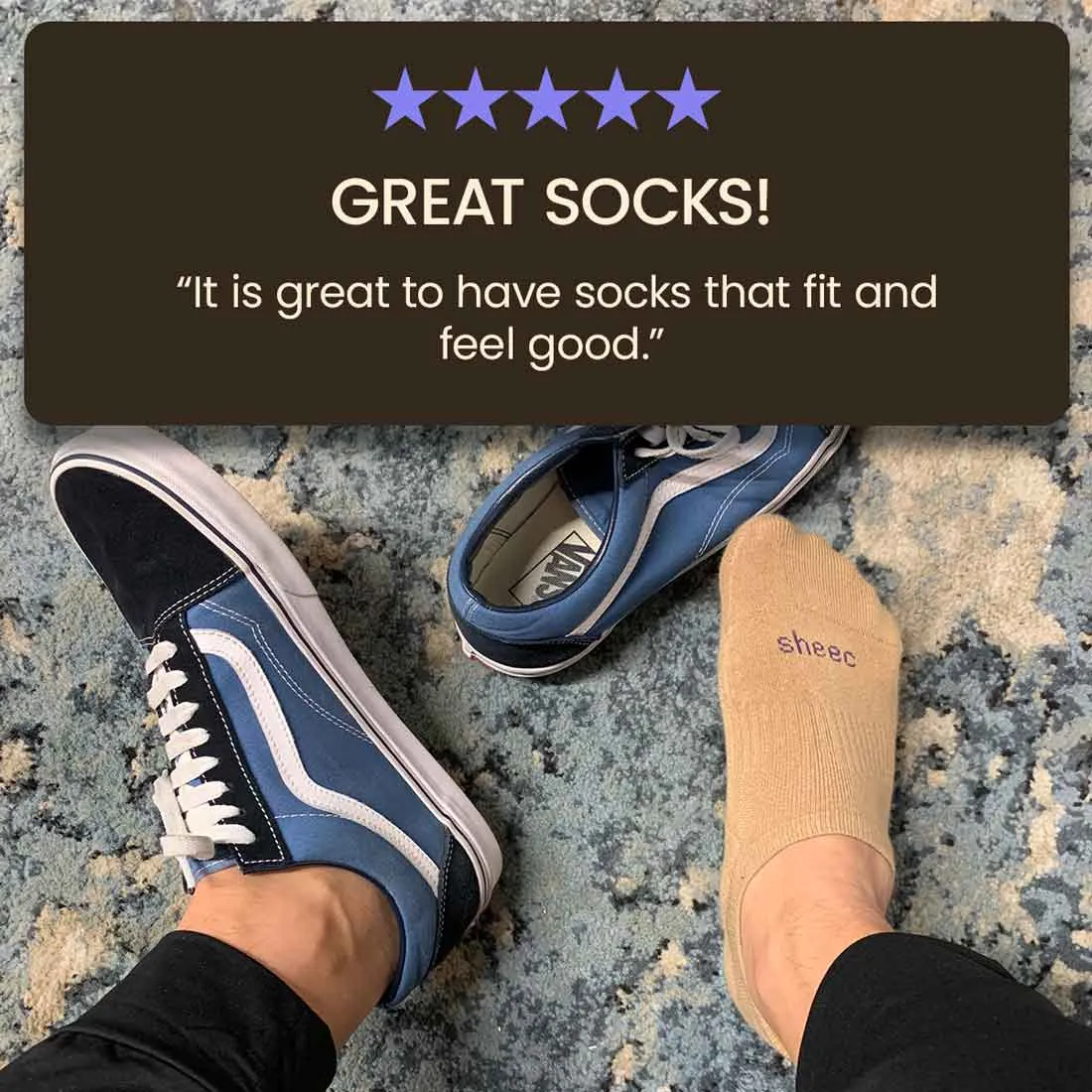 Active High-cut Super Soft Modal Casual No Show Socks | BLACK