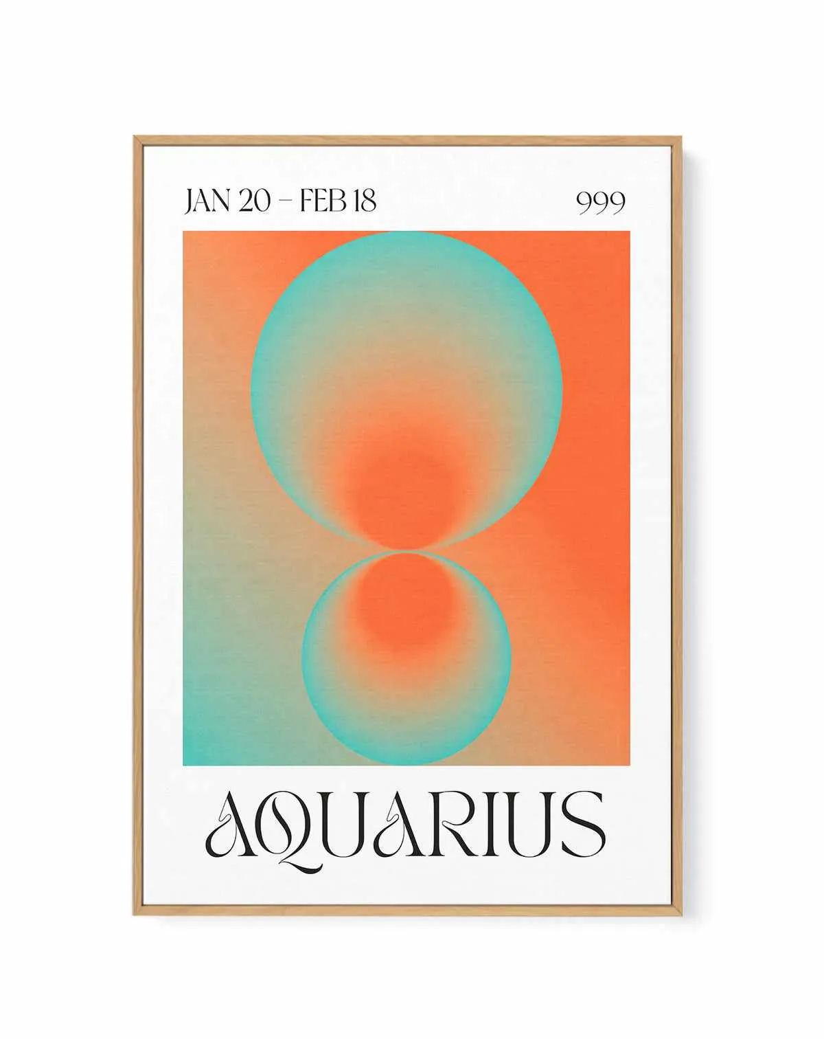 Aquarius by Valeria Castillo | Framed Canvas Art Print