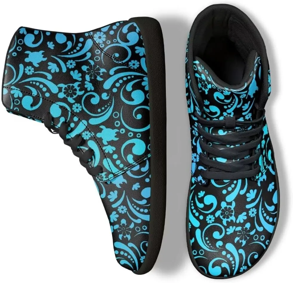 Barefoot Shoes Men Zero Drop Shoes Men Toe Shoes Anti Slip High-Top Zero Drop Sole Hiking Sneakers
