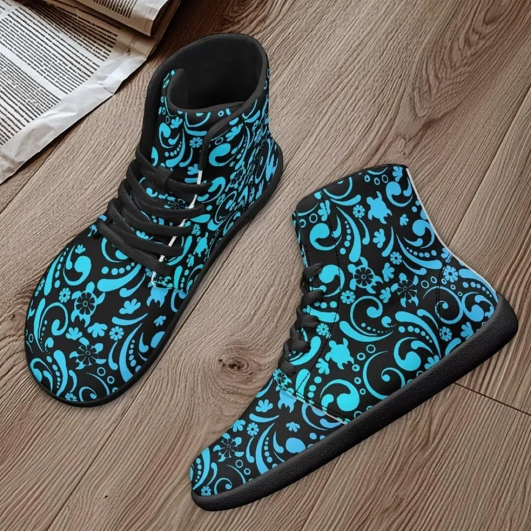 Barefoot Shoes Men Zero Drop Shoes Men Toe Shoes Anti Slip High-Top Zero Drop Sole Hiking Sneakers