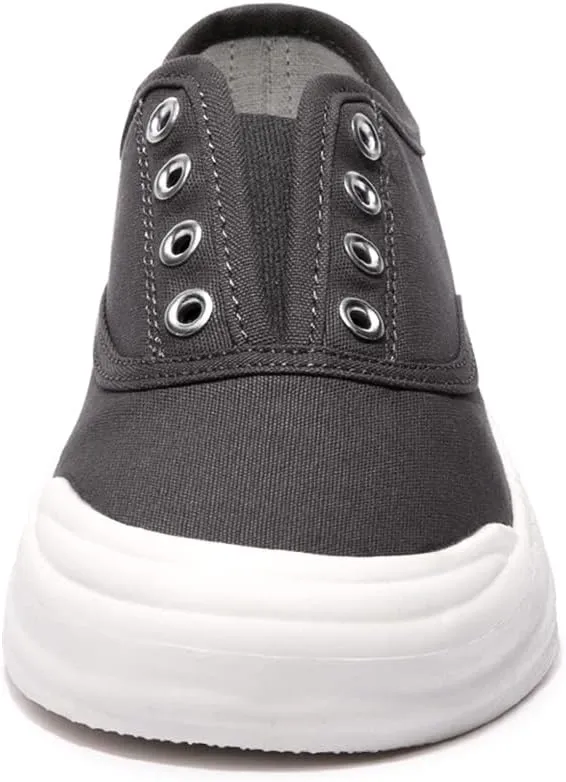 BENEKER Women's Canvas Sneaker Slip on Casual Shoes Low Top Fashion Sneakers Comfortable Walking Shoes