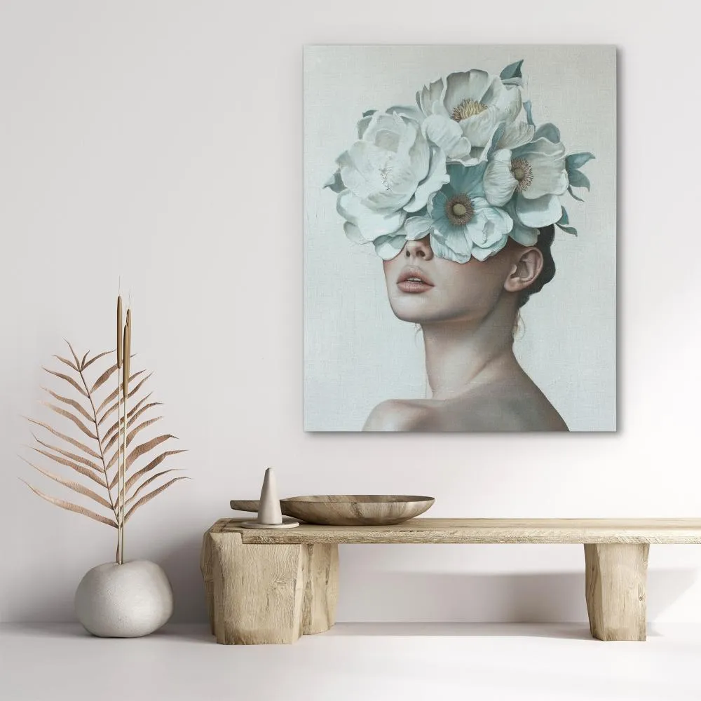 Blue Flower Lady
