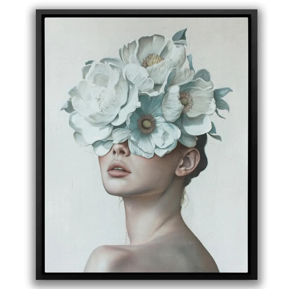 Blue Flower Lady