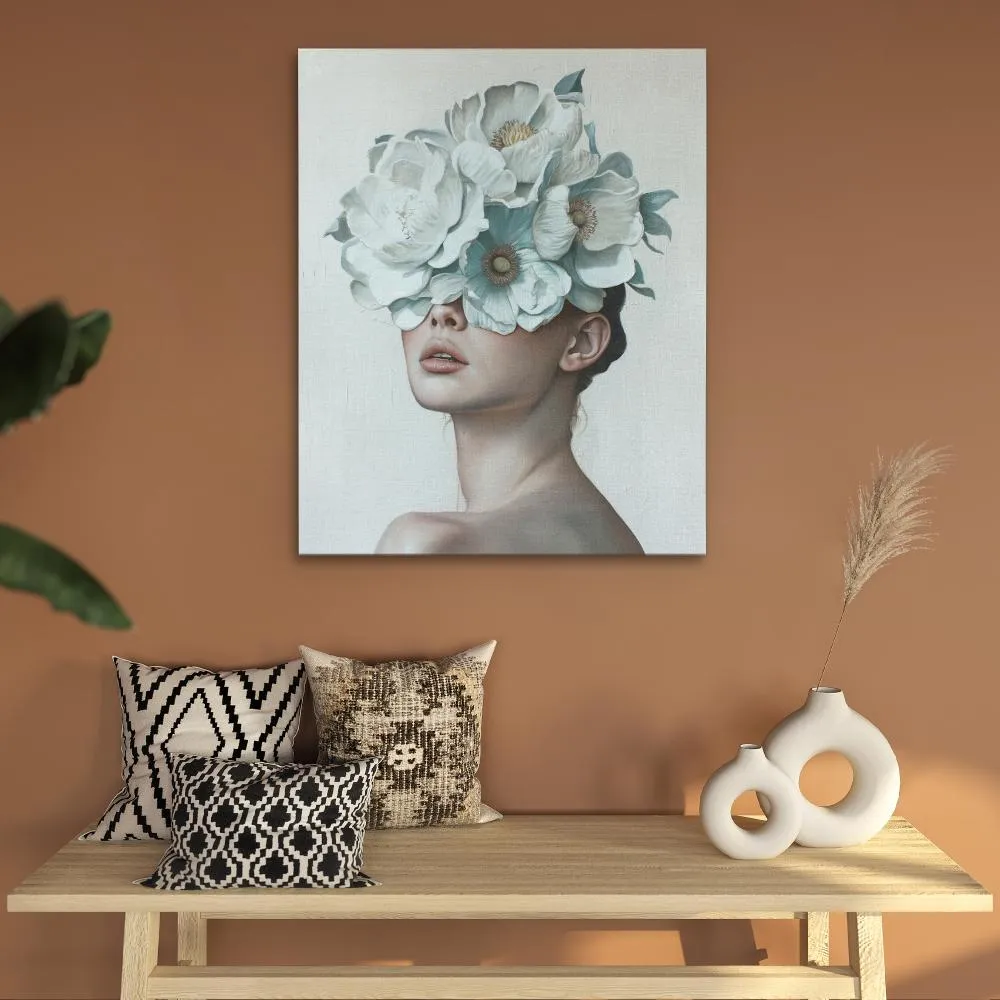 Blue Flower Lady