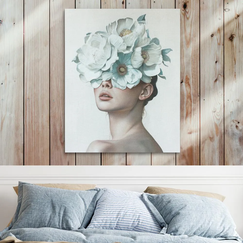 Blue Flower Lady