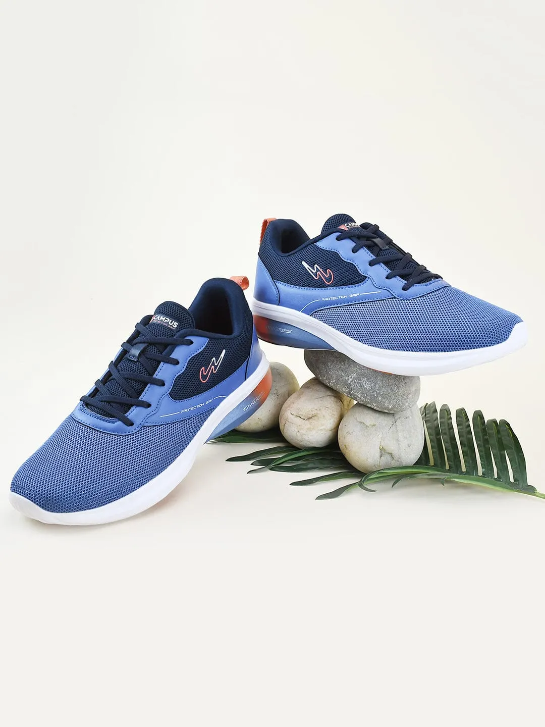 CAMP-RELISH Navy Men's Running Shoes