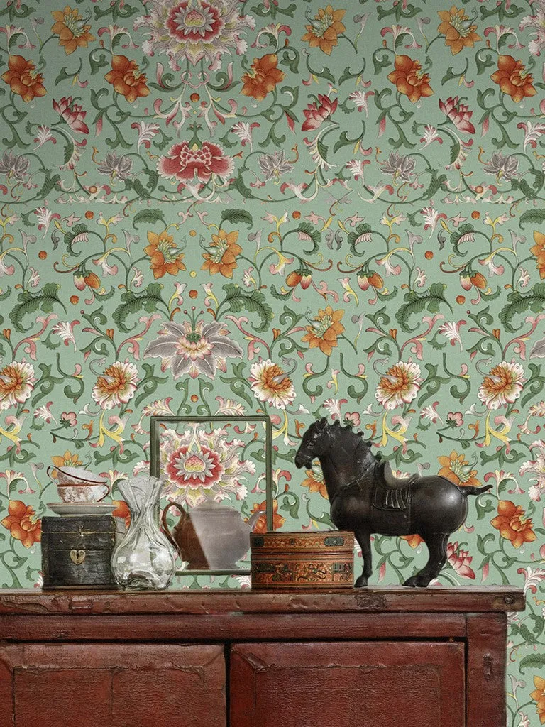 Chinese Floral Wallpaper