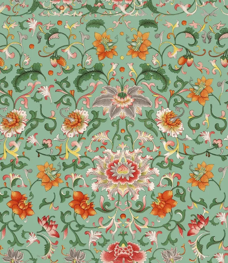 Chinese Floral Wallpaper