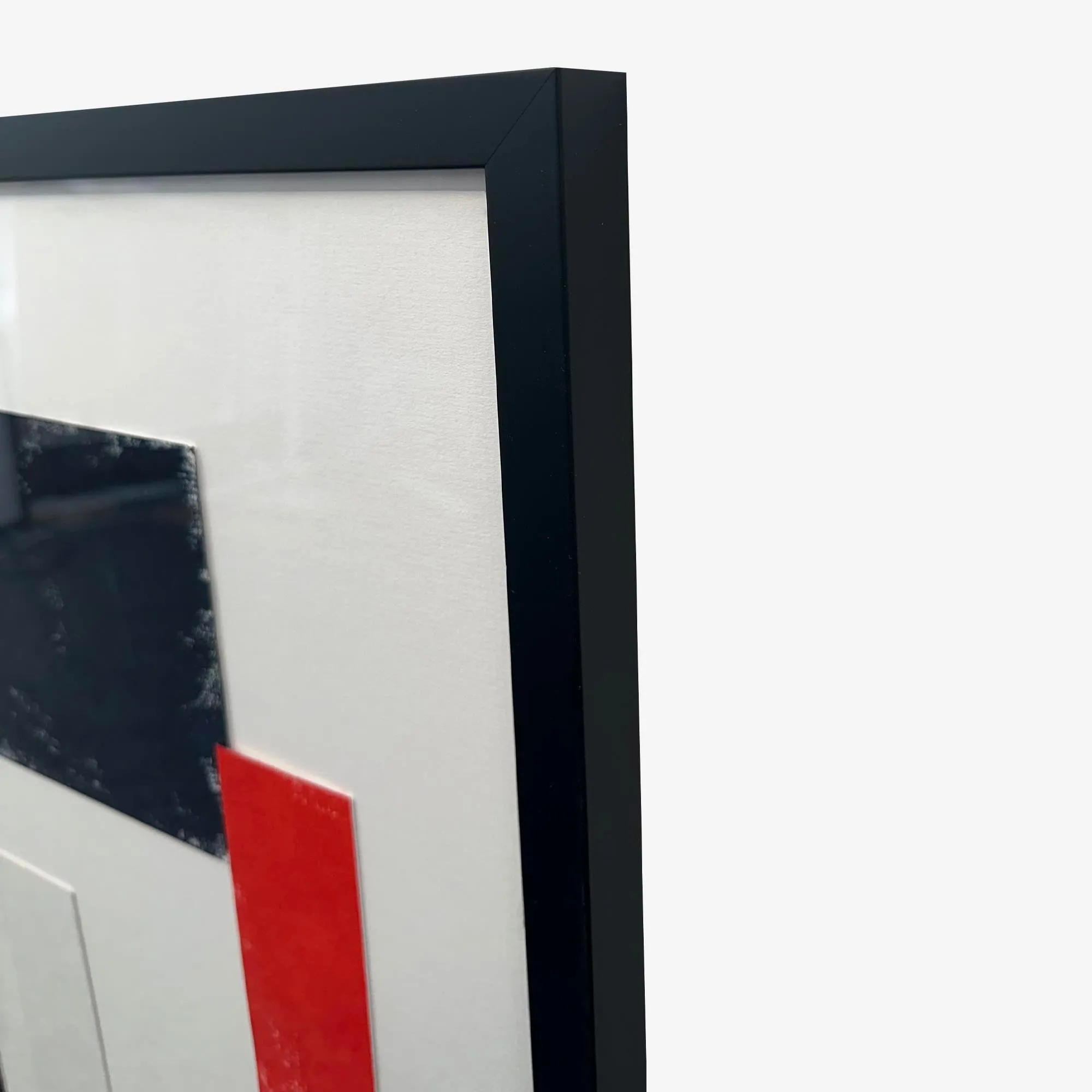 Composition In Red, Black And White