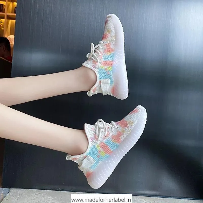 Contrasting Colour Sneakers