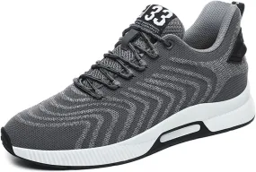 Couple Men's Elevator Shoes Men's Casual Mesh Trainers Lightweight Breathable Lace Up Sports Shoes with Mens Sneaker 626