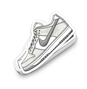 Dunk Low "Summit White Light Smoke Grey" Sneaker Sticker