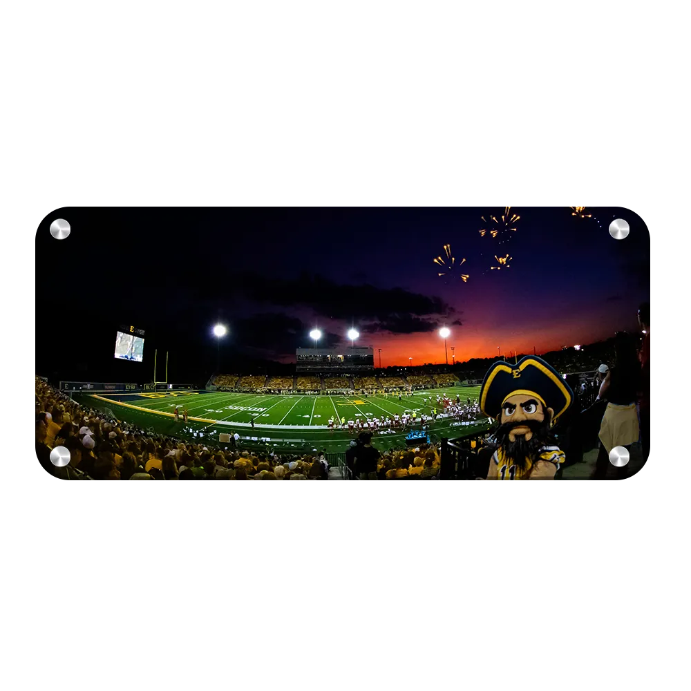 ETSU - Sunset Score with Bucky Panoramic