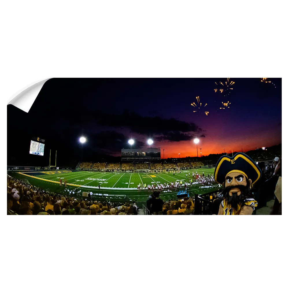 ETSU - Sunset Score with Bucky Panoramic