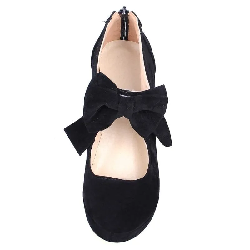 Fashion Bowtie Butterfly Knot Women Spike Heels