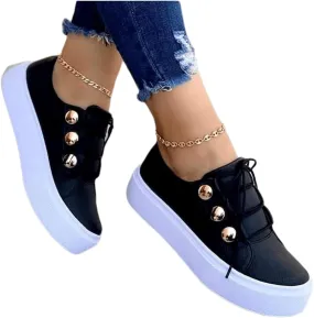 Flats Shoes Women Wide Width Round Toe Women's Fashion Canvas Shoes Round Toe Lightweight Non-Slip Flat Sneakers Classic Casual Fall Low Top Soft Comfort Breathable Slip On Walking Loafers