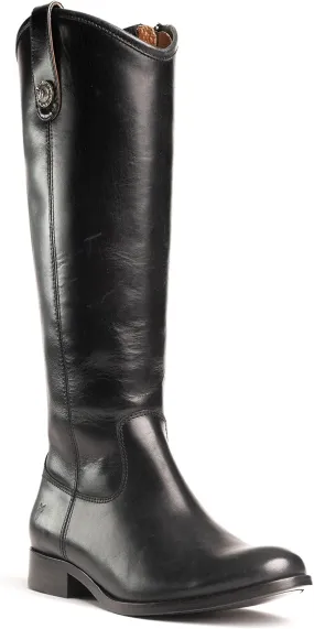 Frye Melissa Inside Zip Riding Boots for Women Featuring Supple Leather Lining with Rubber Infused Leather Outsole and Signature Hardware  14  Shaft Height