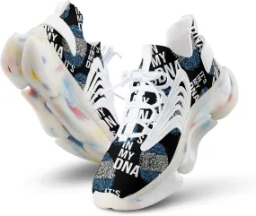 It's in My DNA Guatemala Flag Comfortable Running Shoes for Men Quick Dry Non-Slip Tennis Gym Sneakers