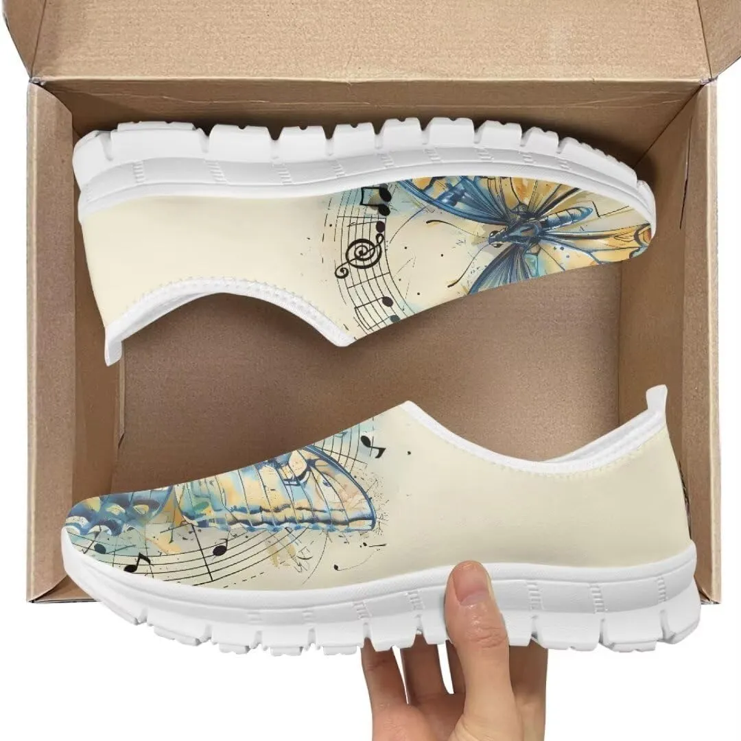 Jeiento Slip On Shoes for Women Casual Shoes Breathable Travel Walking Flat Shoes Lightweight Time Off Sneaker Dressy Shoes