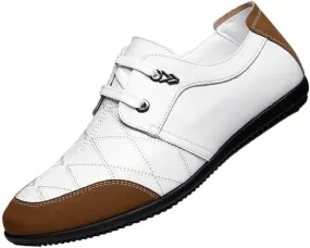 Men's Fashion Orthopedic Shoes Men's Casual Genuine Leather Flats Soft Driving Walking Loafer Shoes Black Leather Shoes for Banquet