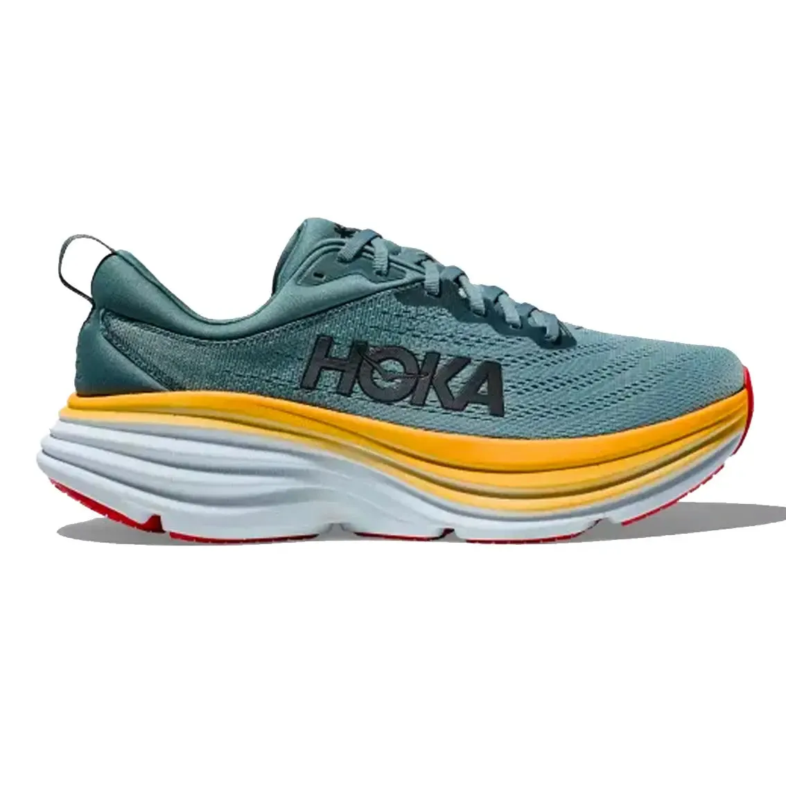 Mens HOKA Bondi 8 Wide Running Shoes