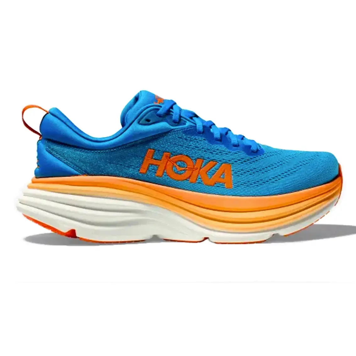 Mens HOKA Bondi 8 Wide Running Shoes