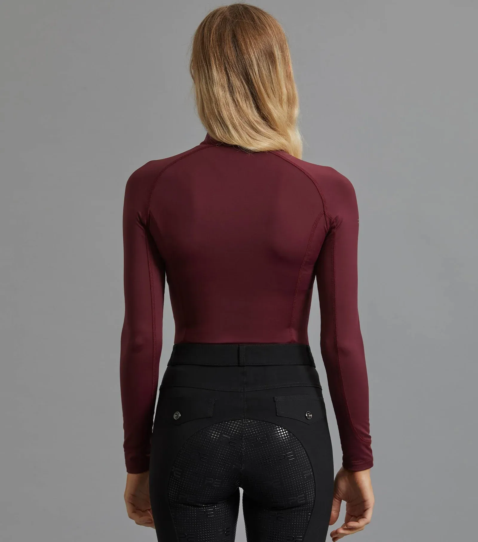 PEI Ombretta Technical Riding Layer - Burgundy