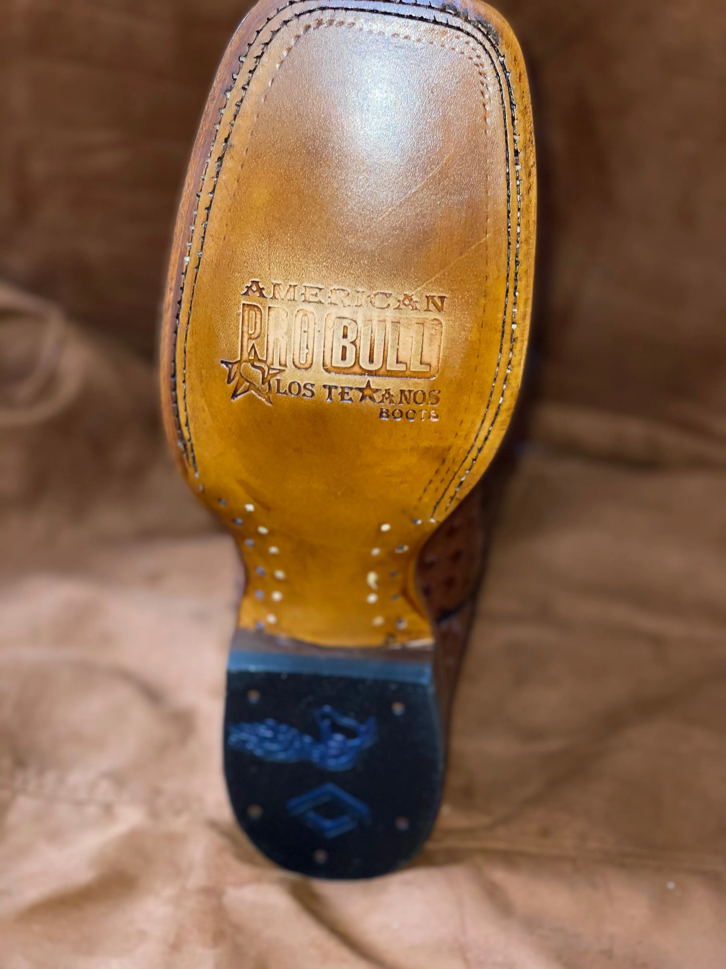 PRO886- Los Texanos Boots - Dark Ostrich