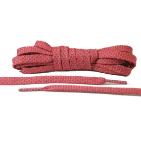 Red 3M Reflective Flat Laces