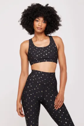 Studio Dream Tech Bra: Moon Phase Gold Foil