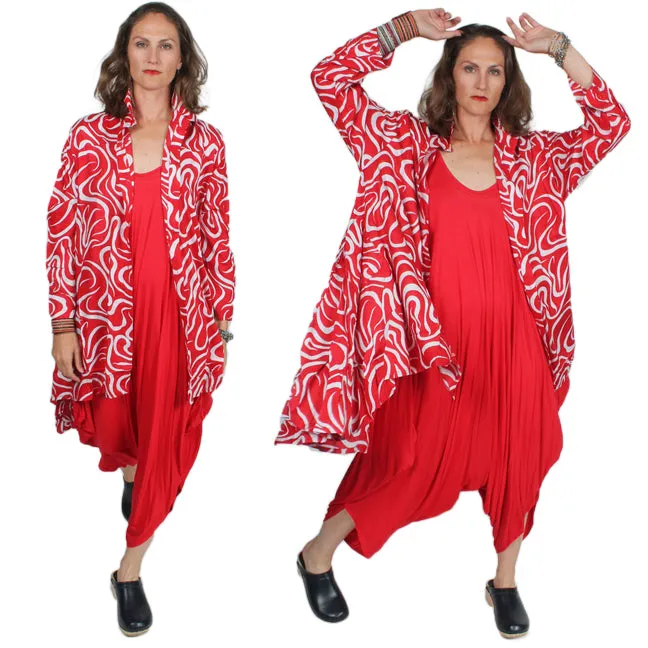 Sunheart Matisse Top Boho Hi-Low Resort Wear Lagenlook Sml-7x