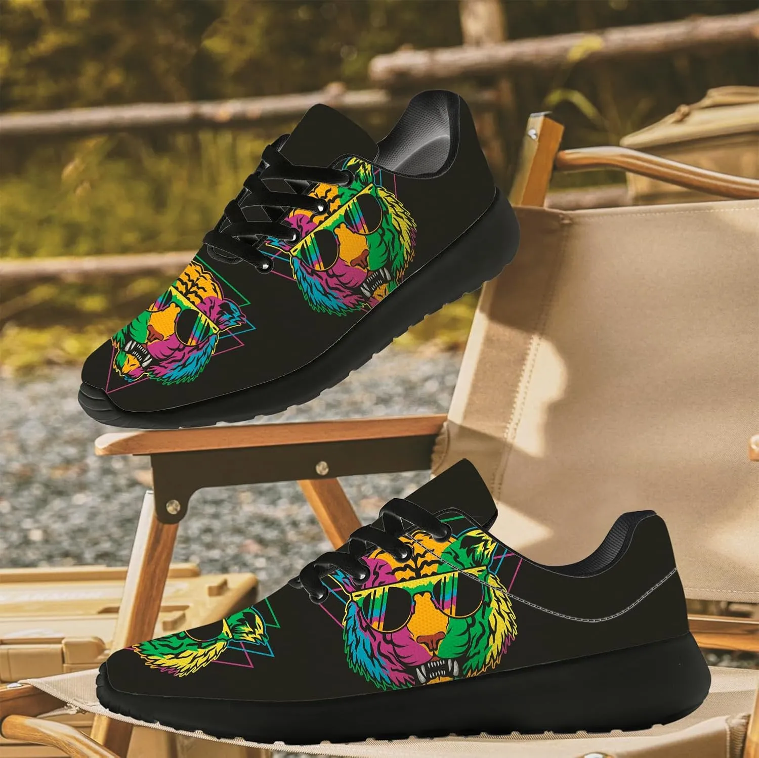 Tiger Print Shoes for Women Men Running Shoes Fashion Sneakers Gifts for Men Women