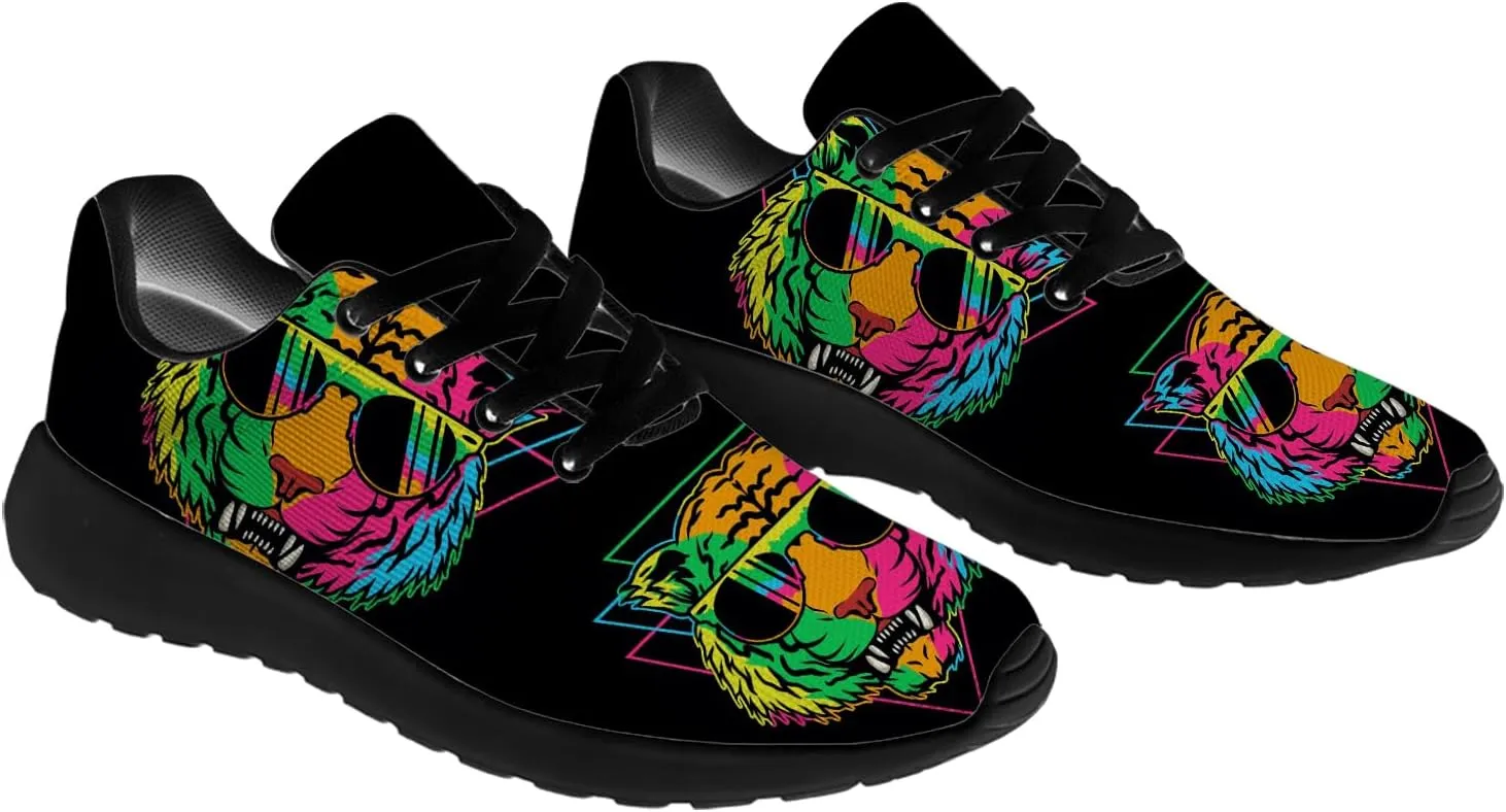 Tiger Print Shoes for Women Men Running Shoes Fashion Sneakers Gifts for Men Women