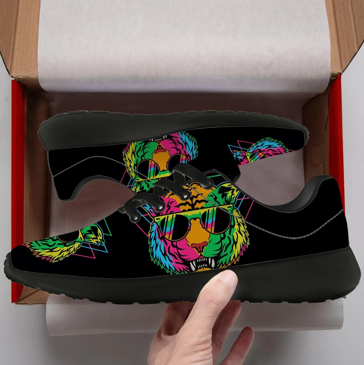Tiger Print Shoes for Women Men Running Shoes Fashion Sneakers Gifts for Men Women